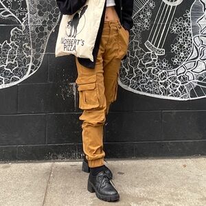 Tan Cargo Pants for women